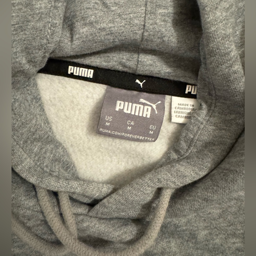 Puma Heather Gray Sweatshirt - Picture 2 of 2